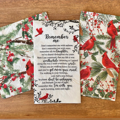 Napkin Bundle | Christmas Cardinals 2