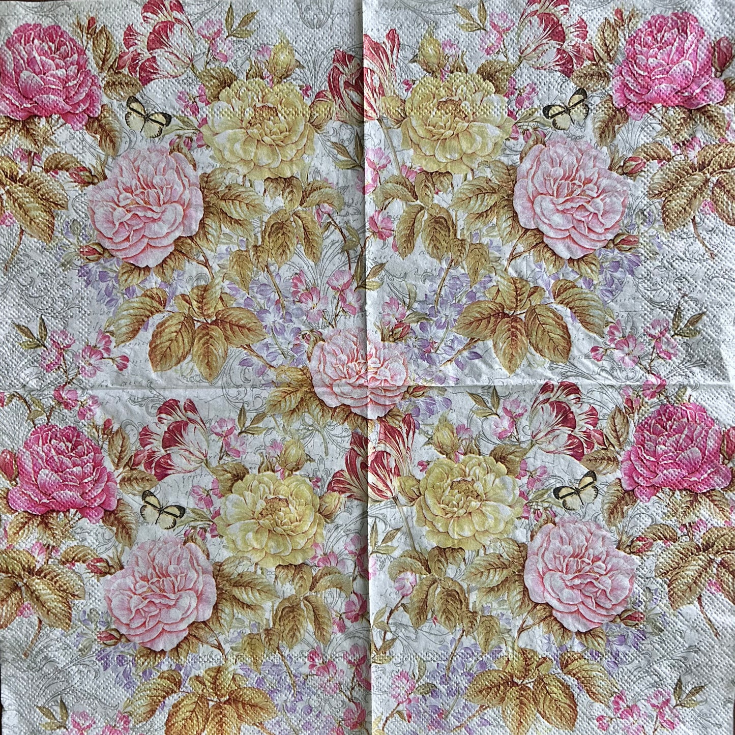 Napkin Bundle | Vintage Floral & Butterfly