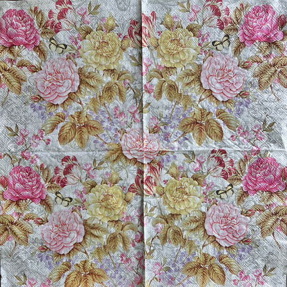Napkin Bundle | Vintage Floral & Butterfly