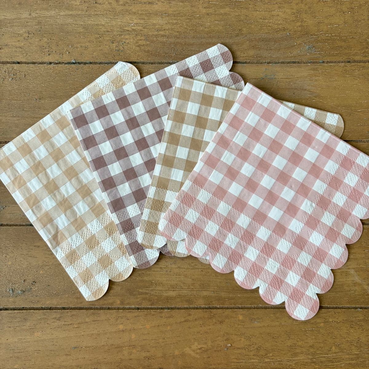 Napkin Bundle | Neutral Checks