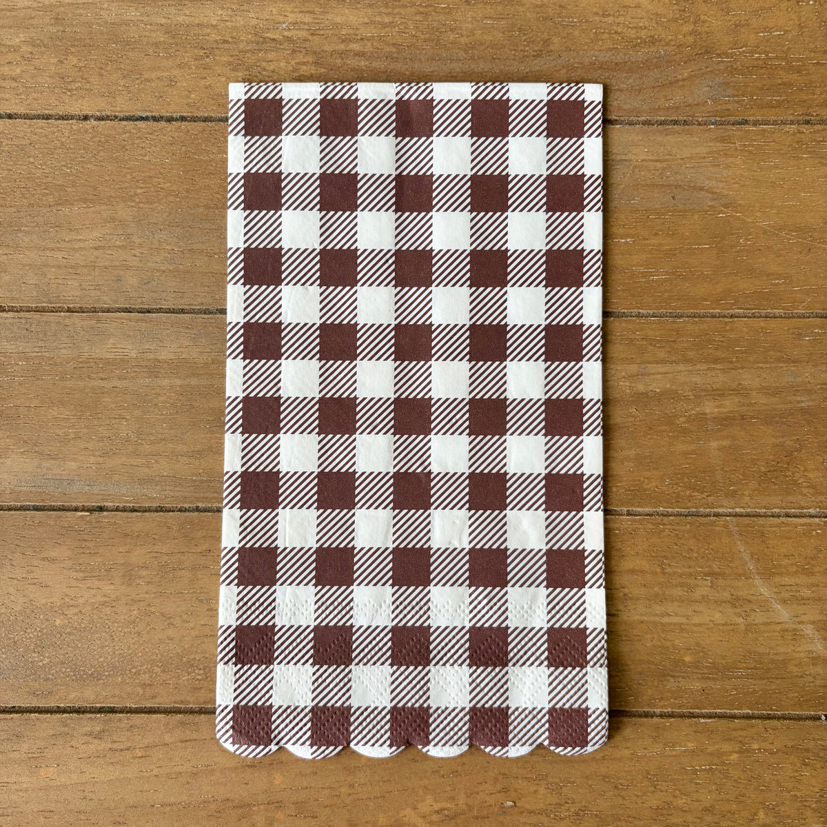 Napkin | Dark Brown Check