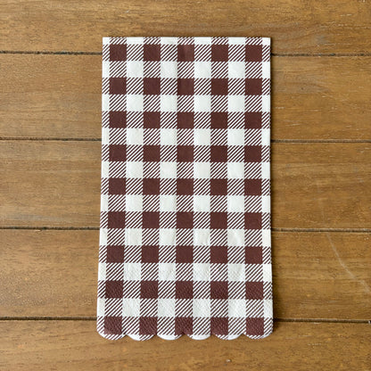Napkin | Dark Brown Check