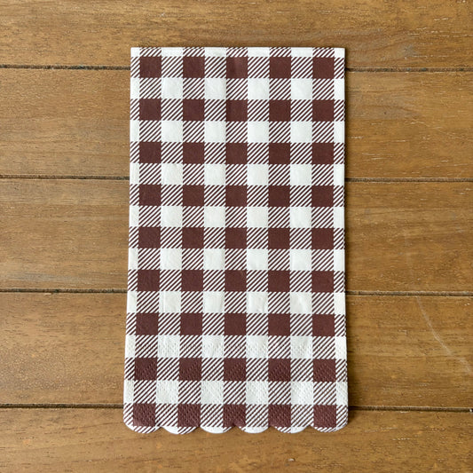 Napkin | Dark Brown Check