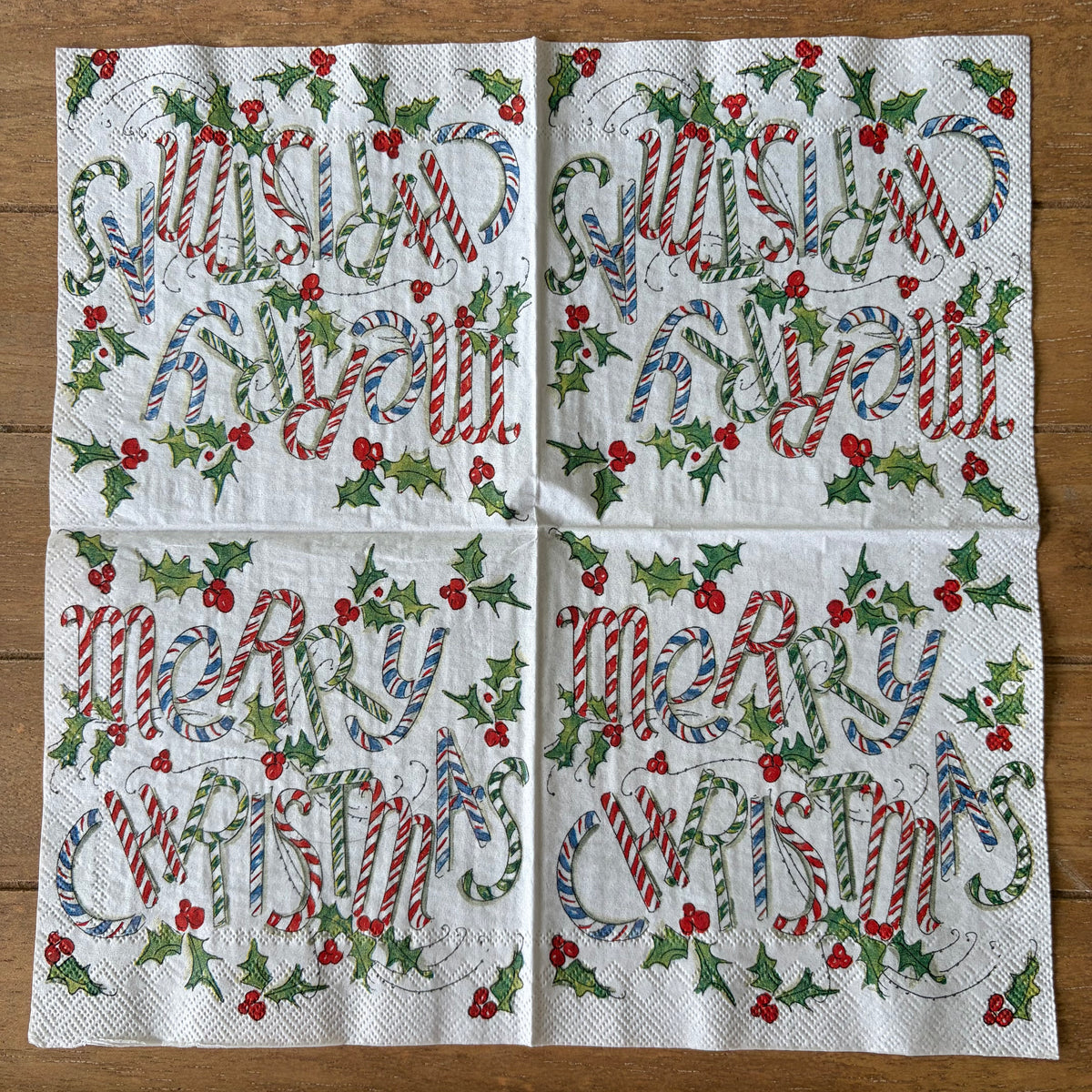 Napkin Bundle | Candy Cane Christmas