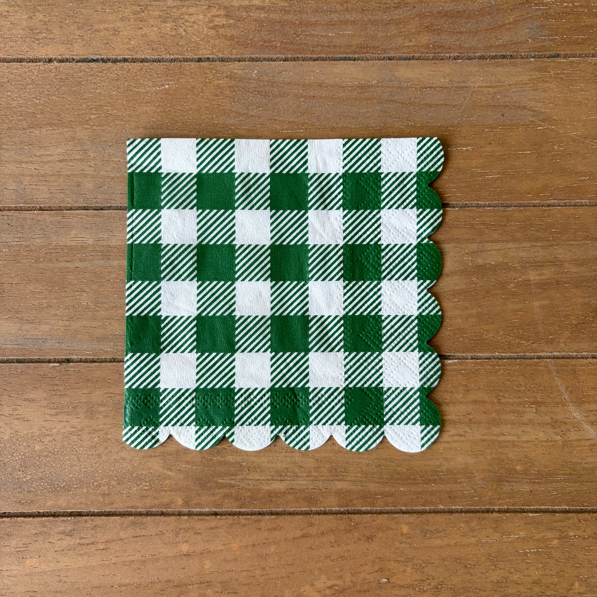 Napkin | Dark Green Check