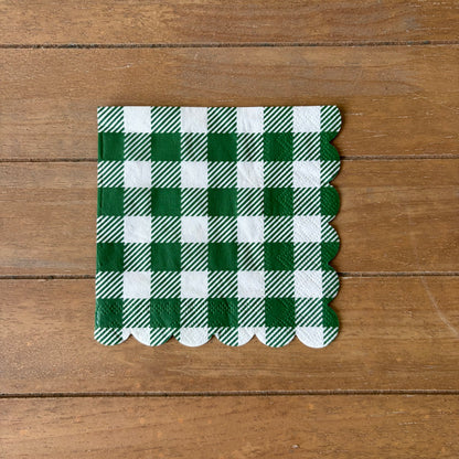 Napkin | Dark Green Check