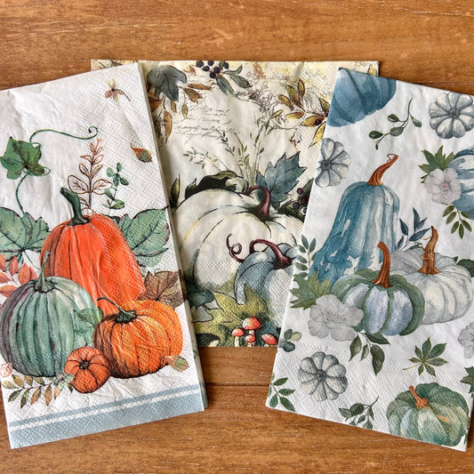 Napkin Bundle | Harvest Blue Pumpkin