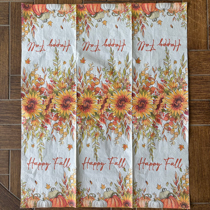 Napkin Bundle | Pumpkin & Sunflower Harvest