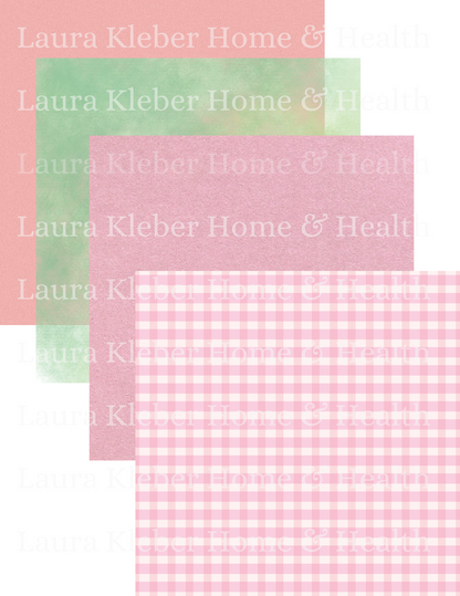 Digital DIY Decor Bundle | Bunnies in Pink & White