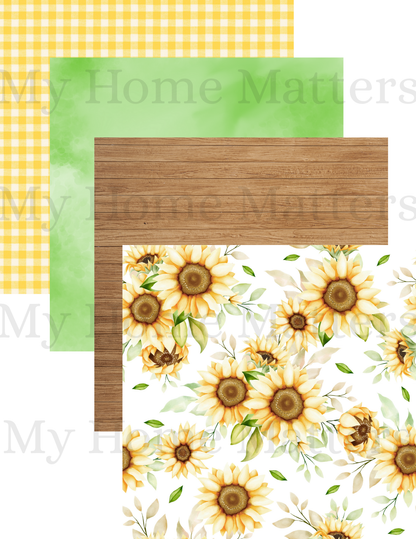 Digital DIY Decor Bundle | Sunflowers