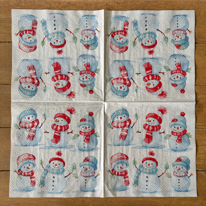 Napkin Bundle | Little Snowmen