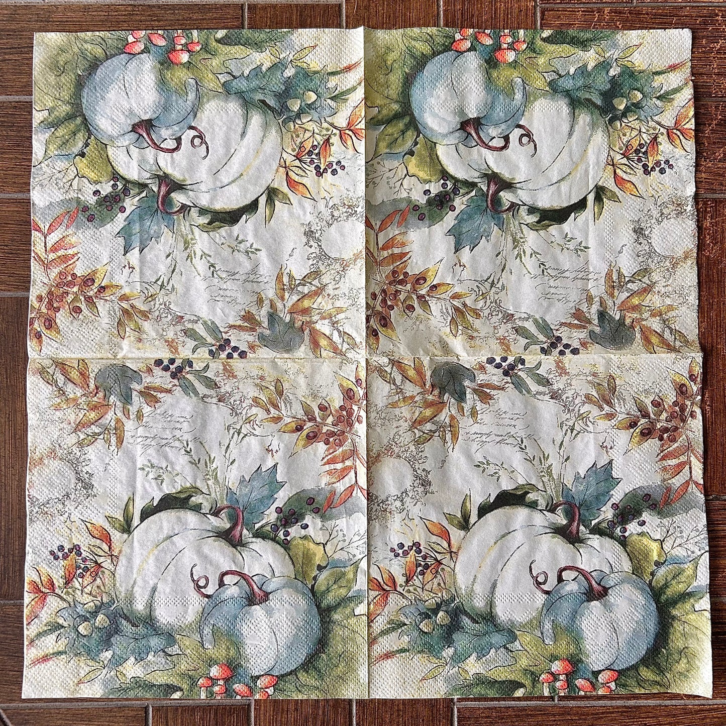 Napkin Bundle | Harvest Blue Pumpkin