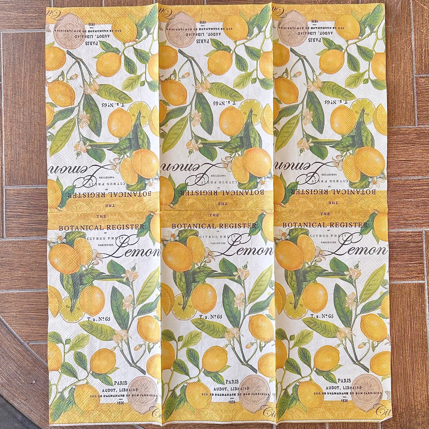Napkin Bundle | Vintage & Botanical Lemon
