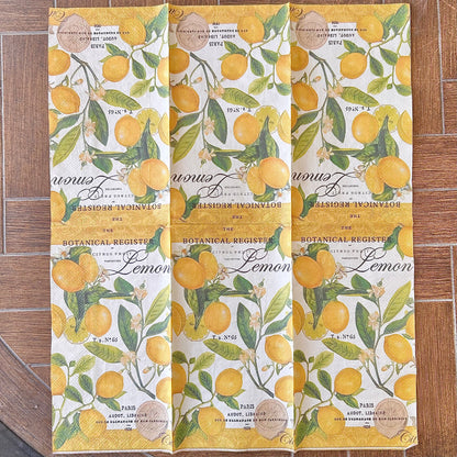 Napkin Bundle | Vintage & Botanical Lemon