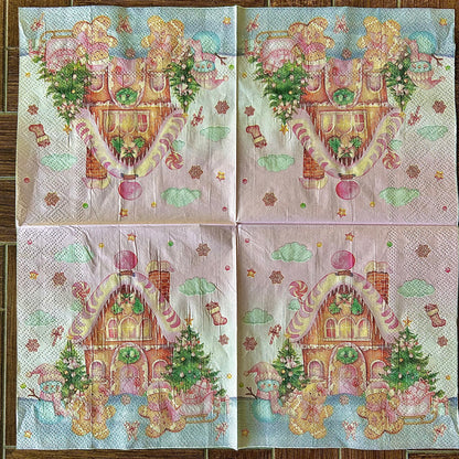Napkin Bundle | Pink Christmas