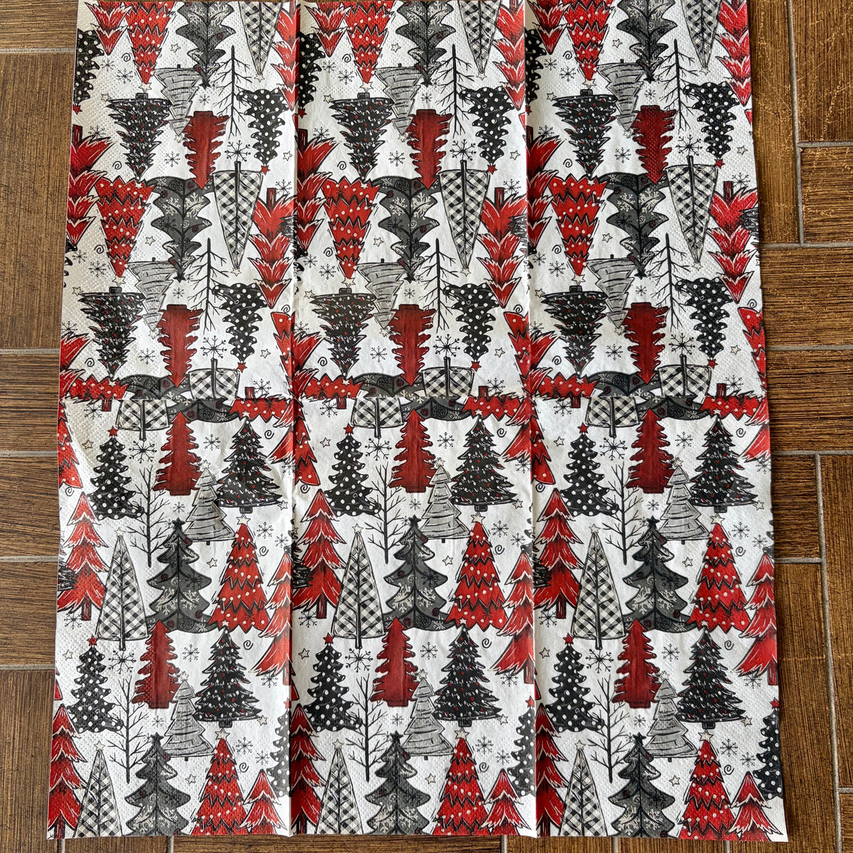Napkin Bundle | Black & Red Christmas