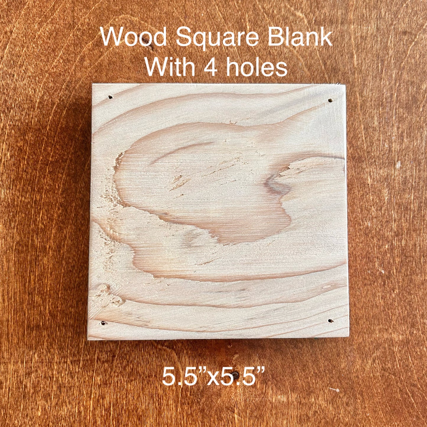 Square Wood Blanks (5.5 inch)
