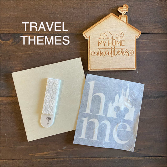 DIY Interchangeable Tiles - Travel Themes