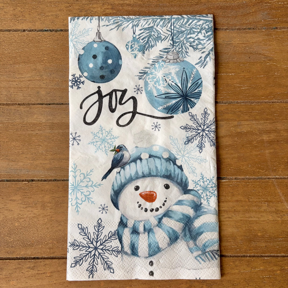 Napkin Bundle | Blue Snowman