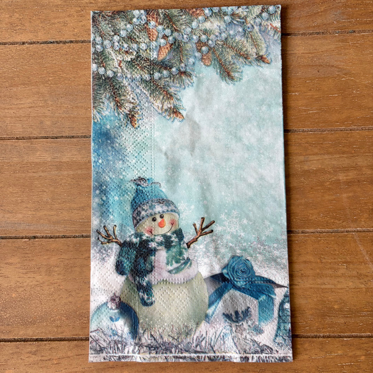 Napkin Bundle | Blue Snowman