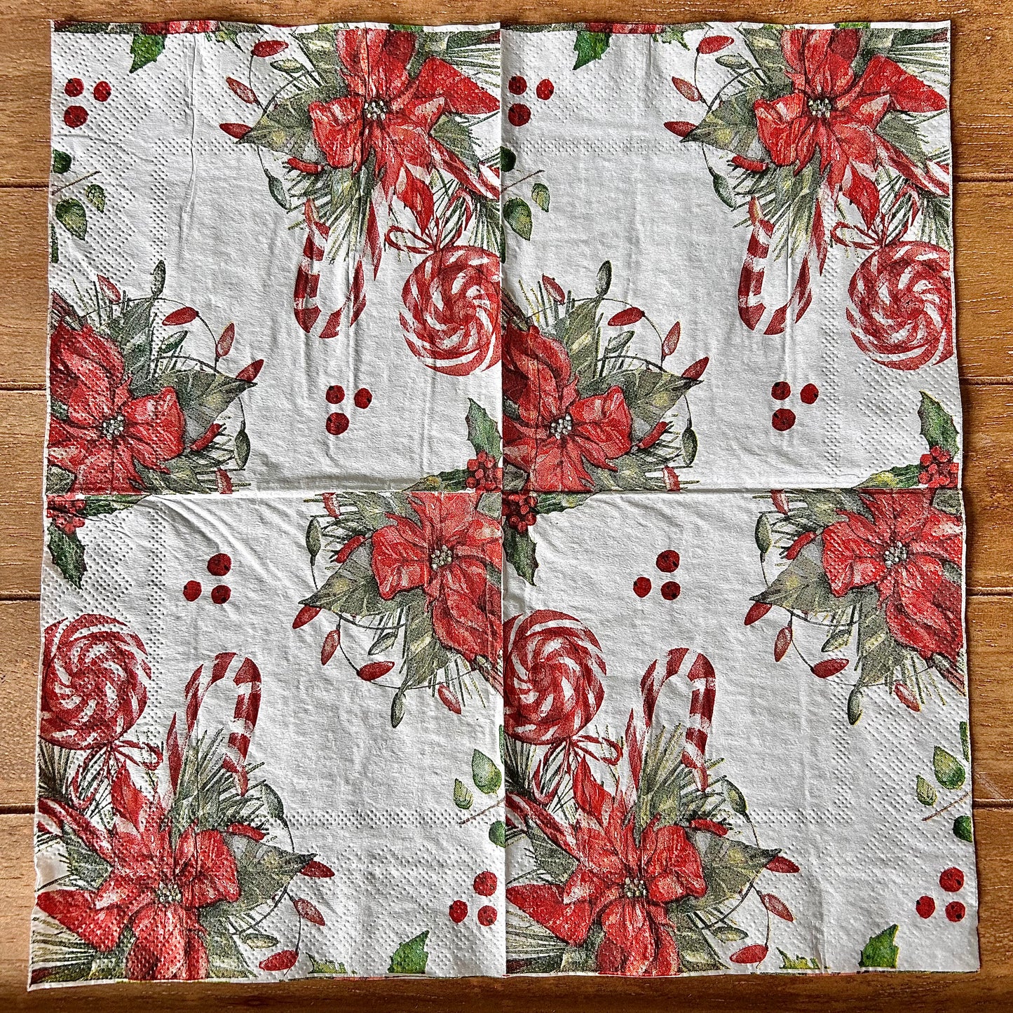 Napkin Bundle | Poinsettia Christmas