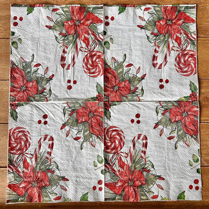 Napkin Bundle | Poinsettia Christmas