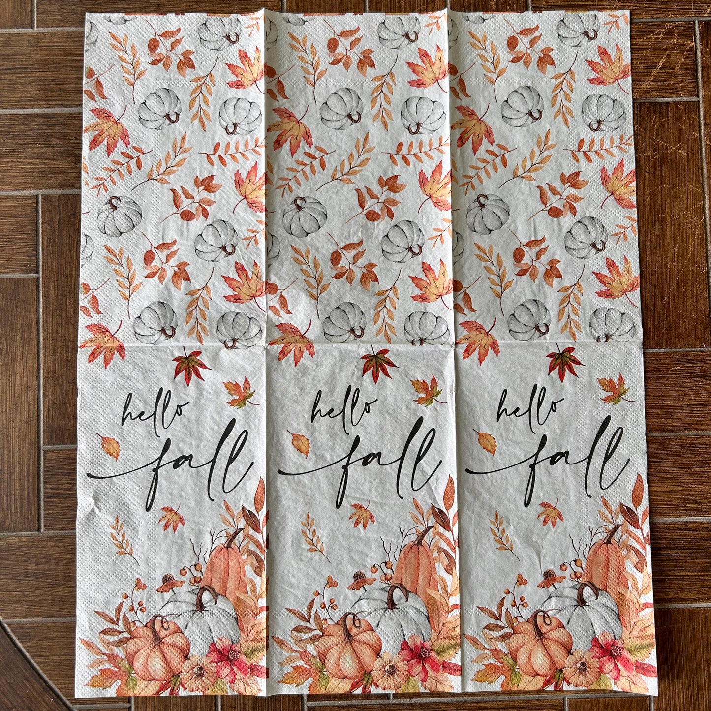 Napkin Bundle | Hello Fall Squirrel