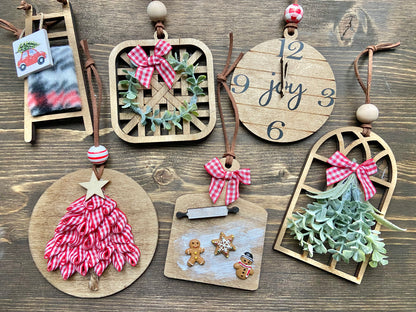 Holiday Box Ornament Sets of 3
