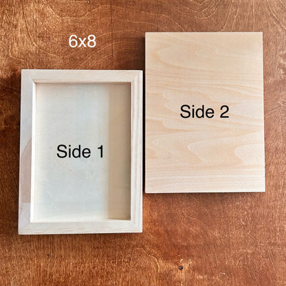 Framed Wood Blanks (Reversible)