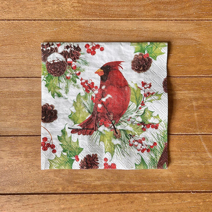 Napkin Bundle | Christmas Cardinals 1