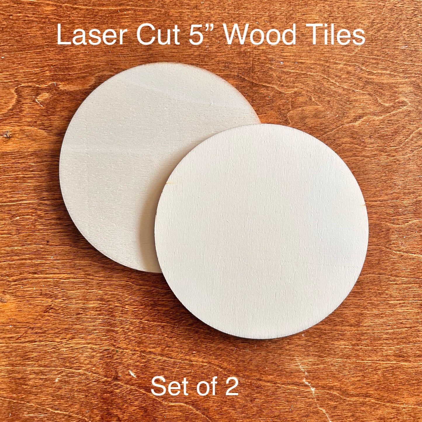 Wood Round Tile Blanks