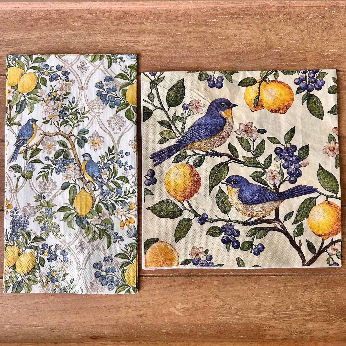 Napkin Bundle | Lemons & Bluebirds