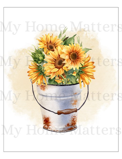 Digital DIY Decor Bundle | Sunflowers