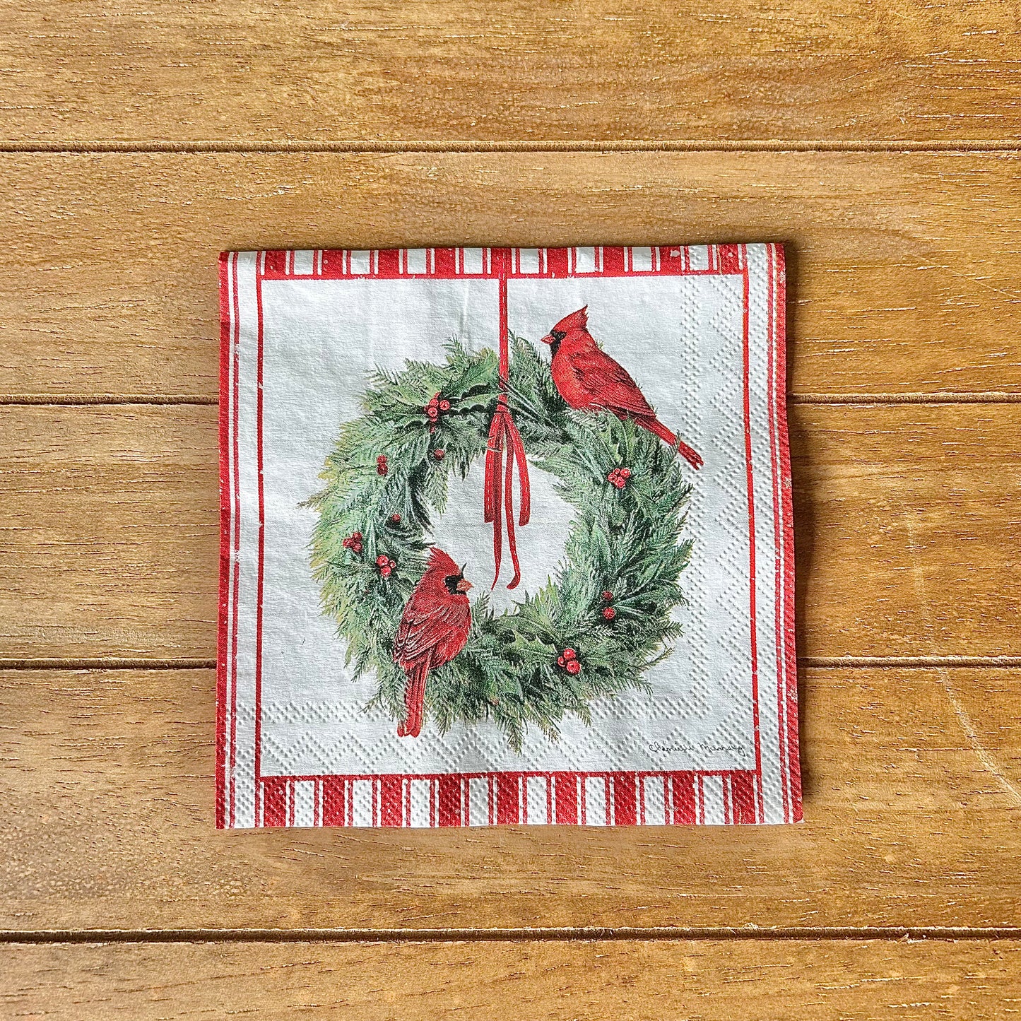 Napkin Bundle | Christmas Cardinals 1