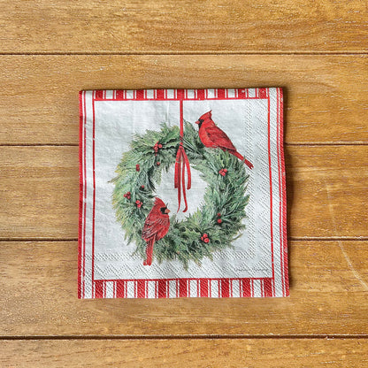 Napkin Bundle | Christmas Cardinals 1