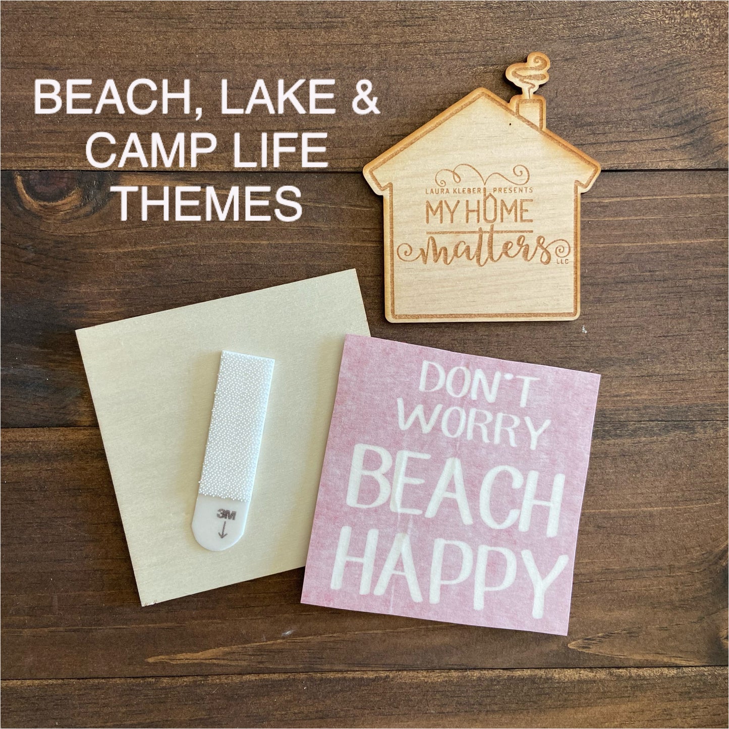 DIY Interchangeable Tiles - Beach, Lake and Camp Themes