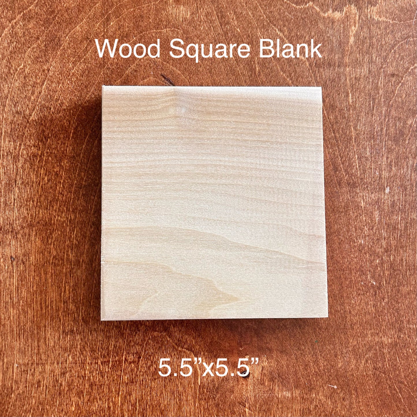 Square Wood Blanks (5.5 inch)