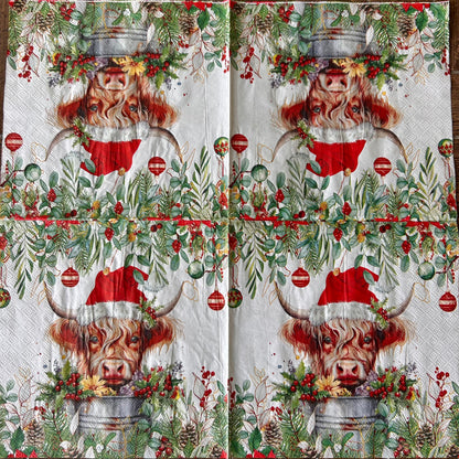 Napkin Bundle | Highland Cows