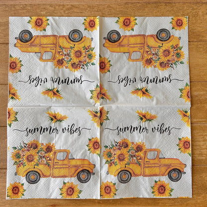 Napkin Bundle | Sunflower Summer Vibes Set