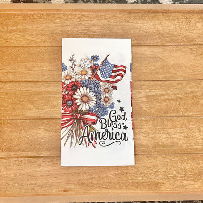 Napkin | Dual Print God Bless America