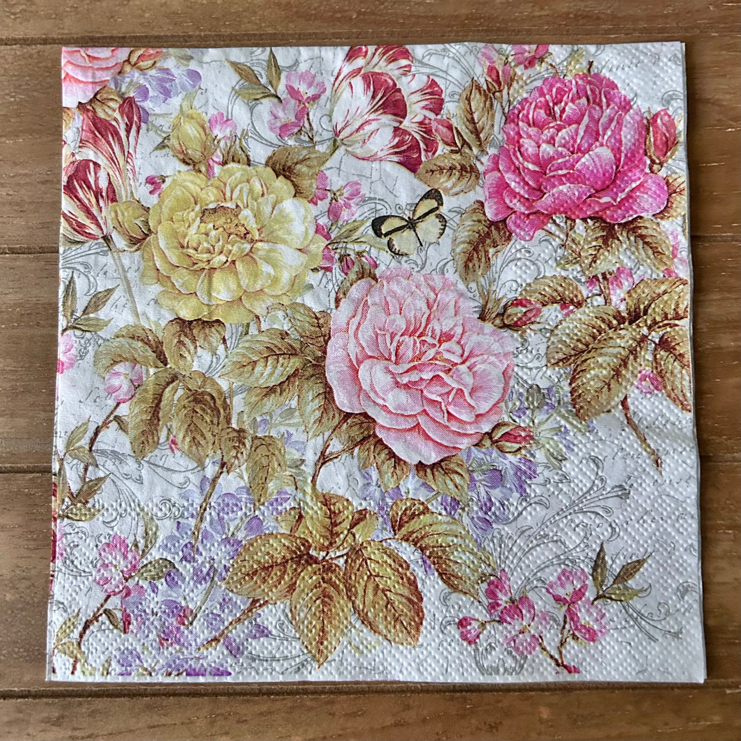 Napkin Bundle | Vintage Floral & Butterfly