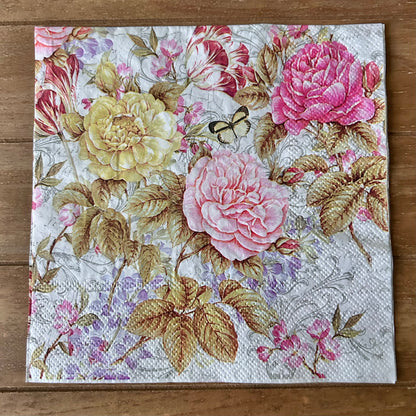 Napkin Bundle | Vintage Floral & Butterfly