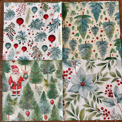 Napkin Bundle | Traditional Red & Green