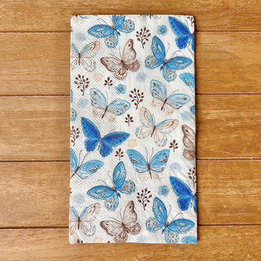 Napkin | Blue Butterflies