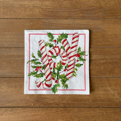 Napkin Bundle | Candy Cane Christmas