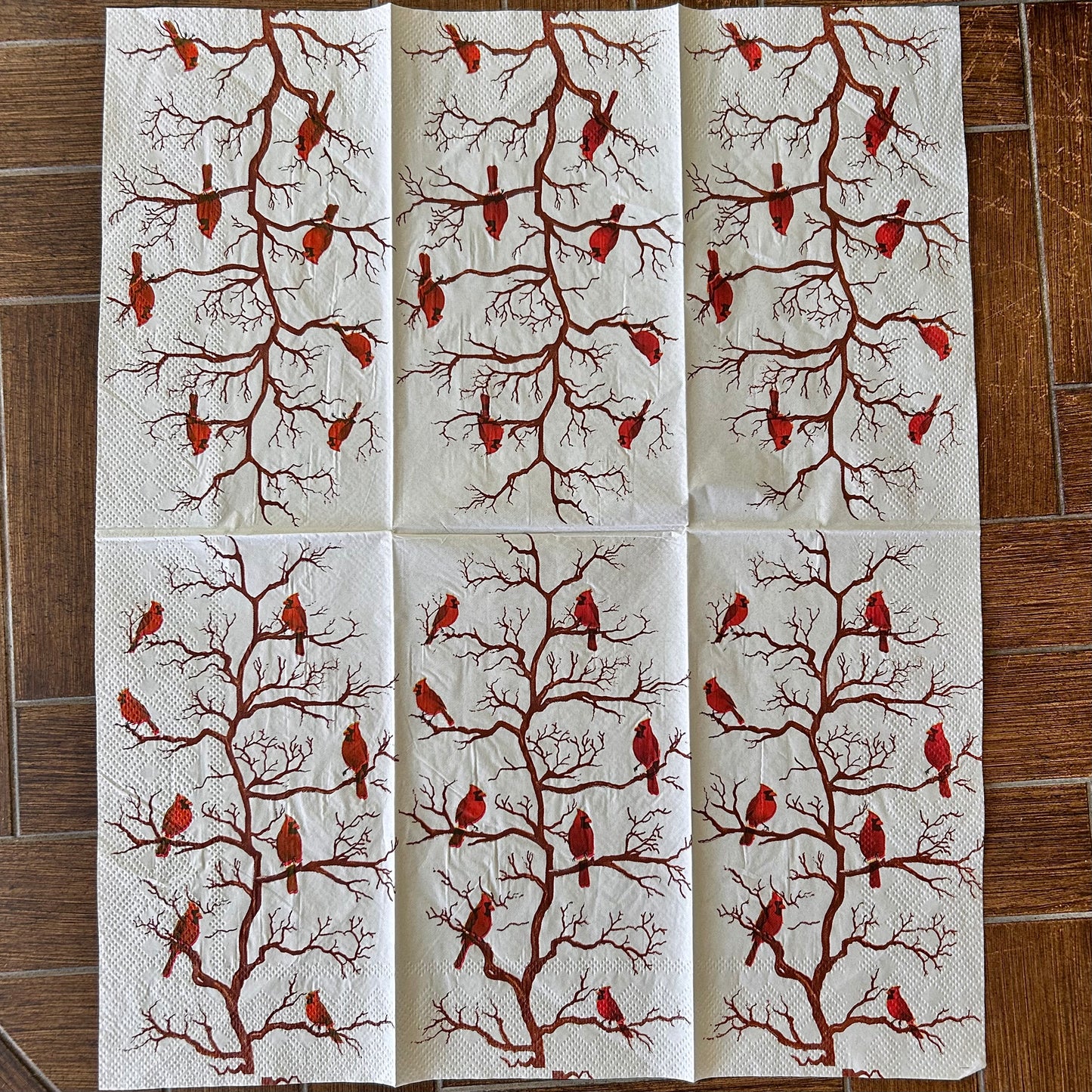 Napkin Bundle | Christmas Cardinals 3