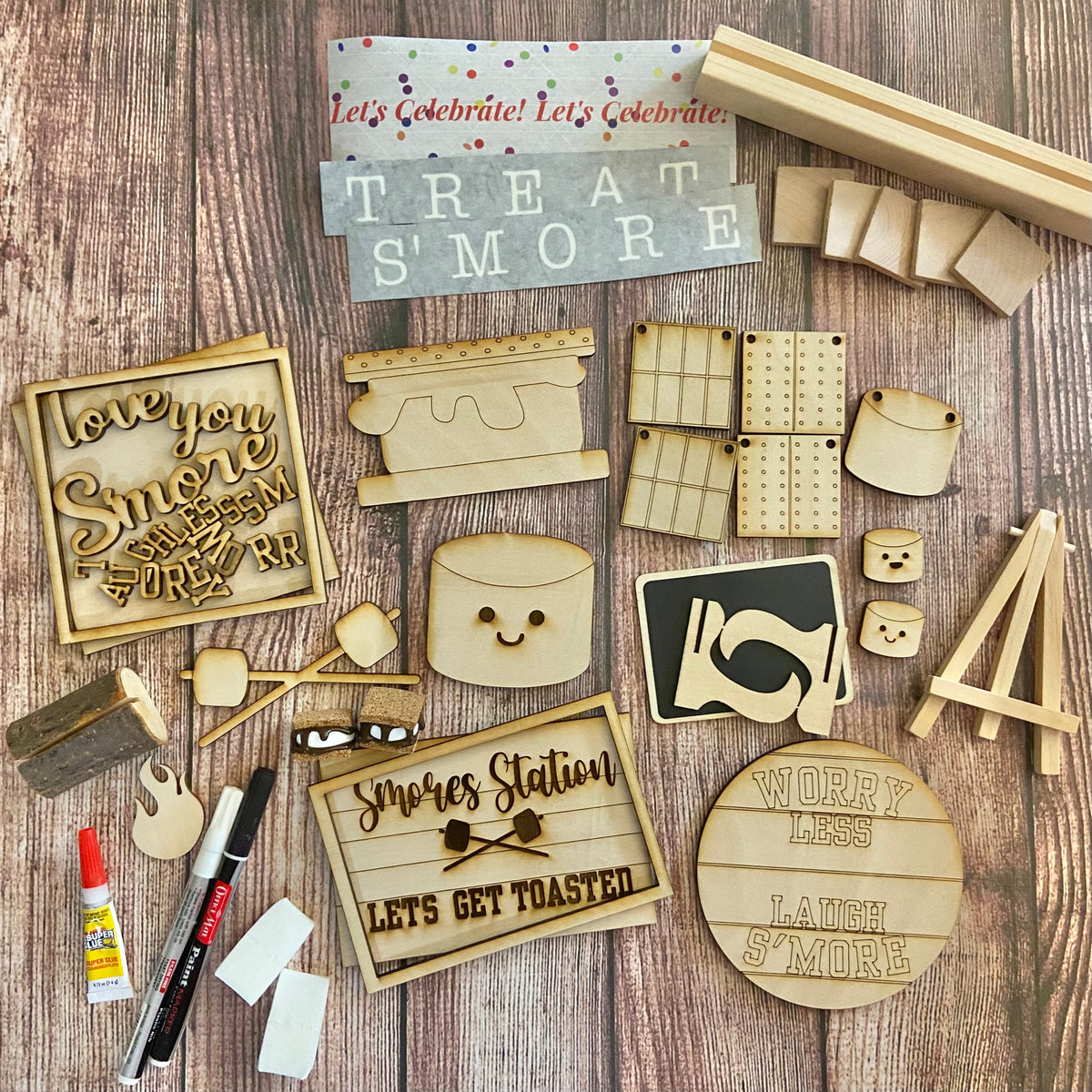 DIY Kit | S’mores Decor Set