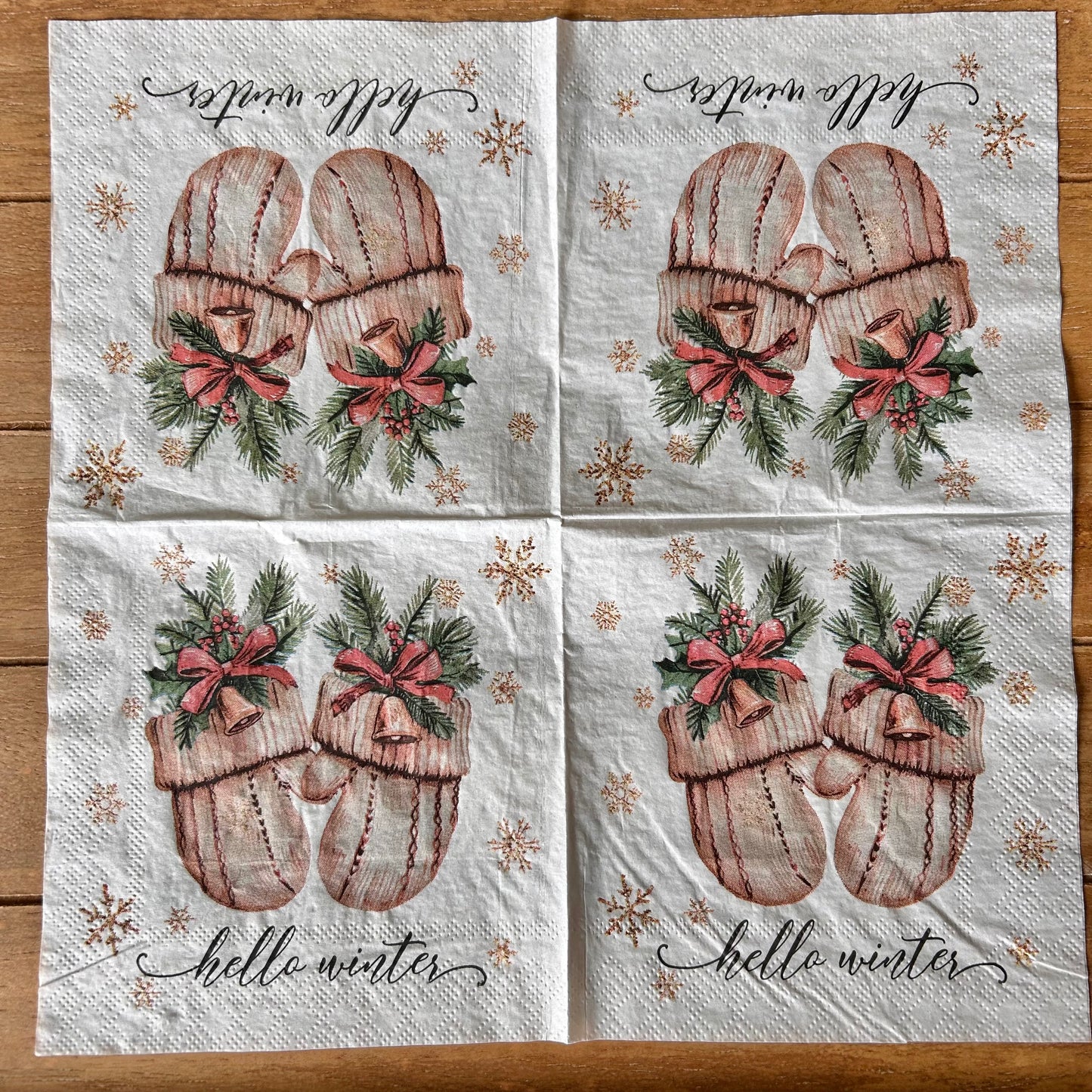 Napkin Bundle | Neutral Christmas Sentiments