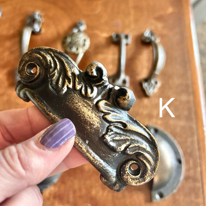 Tray & Sign Handles | Antiqued/Rusty/Bronze