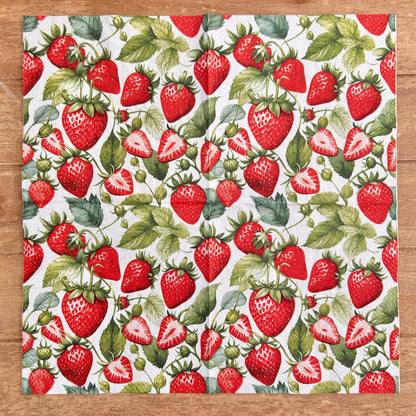 Napkin Bundle | Strawberries 2.0